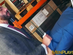 Just got my ass plowed in the warehouse during working hours