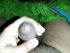 Horny Boy try to masturbate and cum while he is alone at home