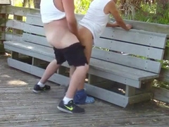 old fags have lovemaking in public park