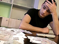 Protected sex with a horny young twink