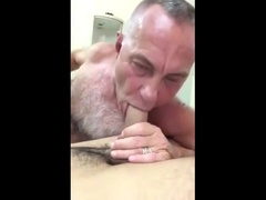 Hot hairy daddy suck cock 6