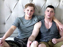Alpha Jock Straight Teen pulverizes twink blondie Thug