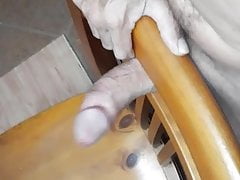 Fucking my chair and cumming