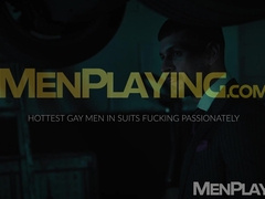 Denis Vega stretches Oskar Ivans tight ass with his muscular cock