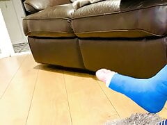 Llc cast fetish leg brace