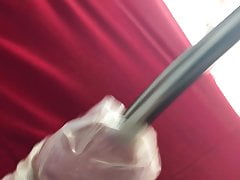 Cock Sounding with Condom and Cum