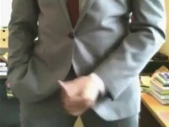 He shows us his new suits and he like to jerk off 5