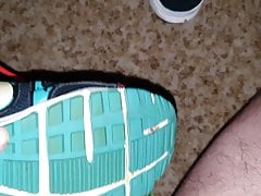 Cum  & Fuck Nike sneakers of my neighbour