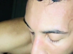 Edging Parent and Making Him Spew Out Before Bedtime