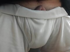 Hair Cock Exposed:  Underwear Removed