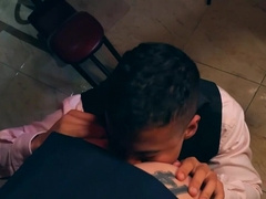 Insolent men combine rough anal with best blowjob for unique orgasms