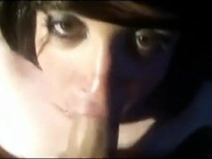 Sexy crossdresser gives a deep blowjob 6