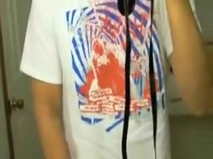 Friskiness Youthful Island Boy Jerking Again