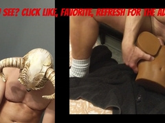 BaldDaddy Fabulous Fellow plows and plumbs black cootchie, gives deep internal cumshot