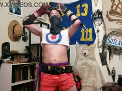 Handsome Web Cam dance demonstrate