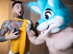 Furry fun at the gym (Marcus McNeill and Chad Dorado)