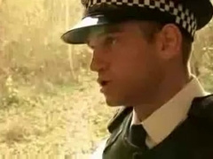 Crazy male in horny uniform gay porn video