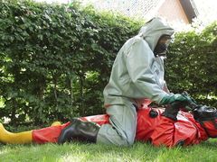 Chemical Hazmat Rubber Suit Action Part 2