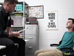 Dirty LP officer dominating and fucking a teen perp