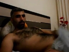 Wooly Naughty Father Drains His Immense Fuckpole