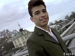 Monster trunk Gets handjob