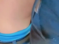 Pakistani apartment warm lap and massaging utter folks