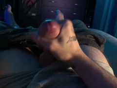 A young fellow kneads his manmeat