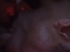 Servicing the DL step-brother in bedroom during soiree .