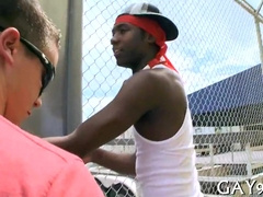 Interracial action with two different races guys in HqMultiracial Homo Action