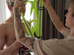 Fleshy Twunk Tempts 2 Fat Dicked Schoolgirls for Hookup Part 1