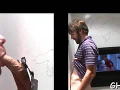 Engulfing gay through a hole68