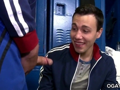 Two hot and fit gay get wild in public with their naked bodies