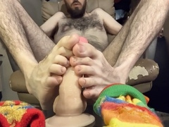 Homo, twink footjob, gay feet