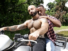 Pheonix Fellington and Atlas Grant fuck on an ATV