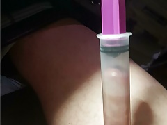 suction of my glans in syringe