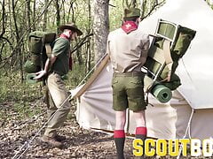ScoutBoys - cute ScoutBoy fucked in forest tent by leader