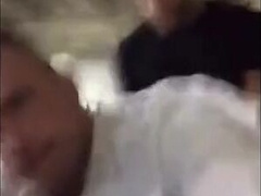 Bi-racial Without a condom Bum sex on the Parking Deck