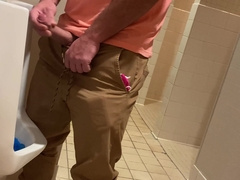 Getting caught in the urinals