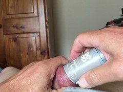 Foreskin scene with plastic container