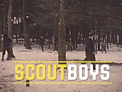 Pervy hung Scoutmaster barebacks hot boy scout on hammock