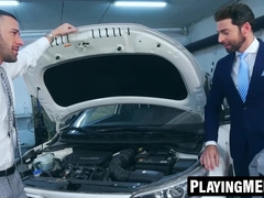 PlayingMen.com - Camper mechanic Gustavo Cruz donk penetrated from torrid hairy man