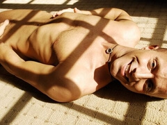 Sebastian Taylor jerking off in front of the mirror