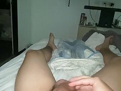 twink masturbates at home when his family goes