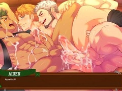 Scoutmaster Pounds Camp Boys