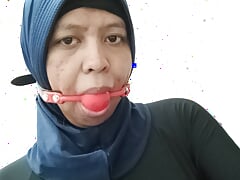 Handjob Orgasm Hijab Catsuit