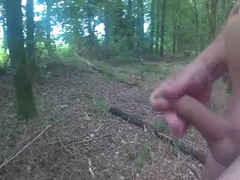 wanking in the cornfield and cumming in the woods 4