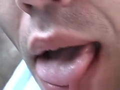 Vicious schoolmates suck each other