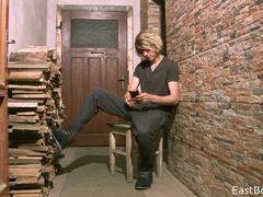 Public pisser and stroker Bryan Kelly shows off for you