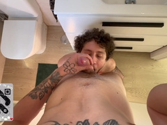 Harry_Jen - Young parent gobbles and tears up a trampy in stocking with a monstrous cock