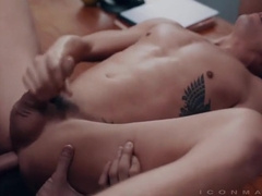 Jack Hunter, Andy Taylor And Chris Damned In Two Students Help The Teacher Cum